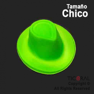 SOMBRERO 632N MINI FLUO VERDE x 12